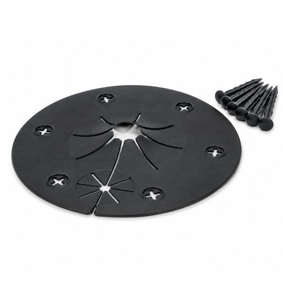 Tree-Tector Tree / Shrub Rubber Mat Guard Protector Barrier for Grass and Weed Control. X8139