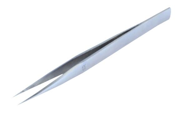 Tweezers, Size RR, 5 Inch (12 cm). Stainless, Anti magnetic. S7535