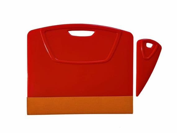 Vinyl Smoother / Scraper/ Squeegee /Car Wrapping Tool with Felt Edge, Large. X8199