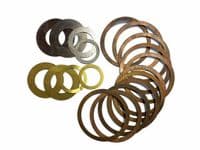 Washers, Bag of 20 Assorted Brass, Steel, Aluminium & Copper,  Various Sizes. X2310