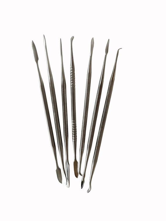 Wax Carvers. Set of 7. Ideal for Cake Decorating, Icing, Modelling etc.  S7359