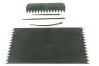 Weaving Loom Boards Set, BLACK 95 x 160mm & A4 Size, Comb & Needles. S7801