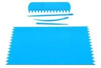 Weaving Loom Boards Set, BLUE 95 x 160mm & BLACK A4 Size, Comb & Needles. S7801