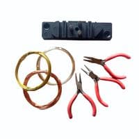 Wire Wrapping/Beading Bundle including Wire, Pliers and Wire Bender. J2498