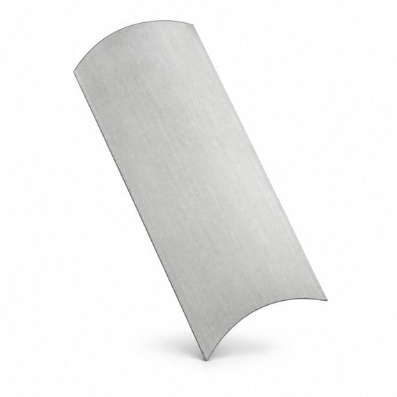 Wood Cabinet Scraper 140 x 50 x 0.8mm. Concave Convex Hollow. UK Made. W3341