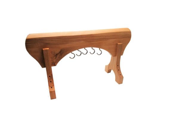 Wooden Collapsible Plier Rack/Burr Holder.  J2354