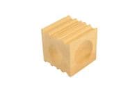 Wooden Doming Dapping Block with Channel, Groove, 2.75
