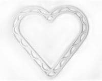 Wreath Ring, Heart Shape, Flat 8.5