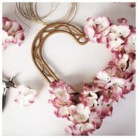 Wreath Ring, Heart Shape, Flat 8.5