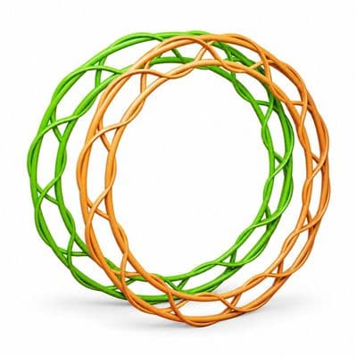 Wreath Ring, Round Flat 12