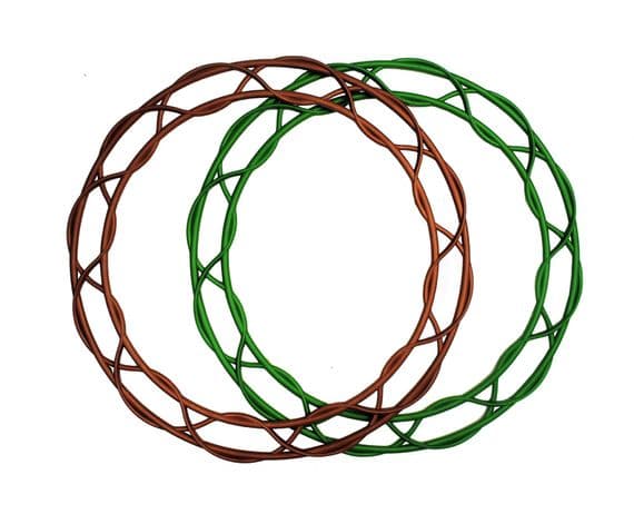 Wreath Ring, Round Flat 12