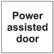 10 Pack - 'Power Assisted Door' Single Sided