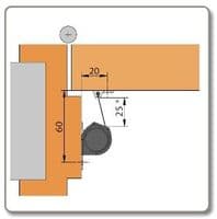 Roller Finger Protection Guard for Automatic Swing Door