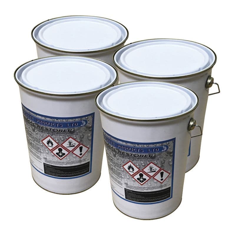 Tarmac Restorer Paint Black 20L Supplied as 4x5L