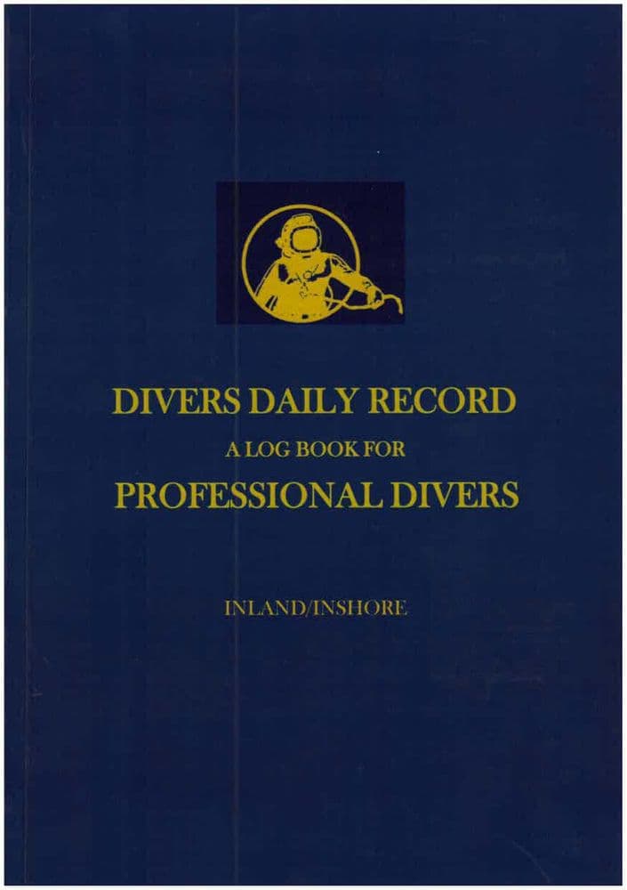 PDC 10 BOOK LOGBOOK DIVING COMMERCIAL