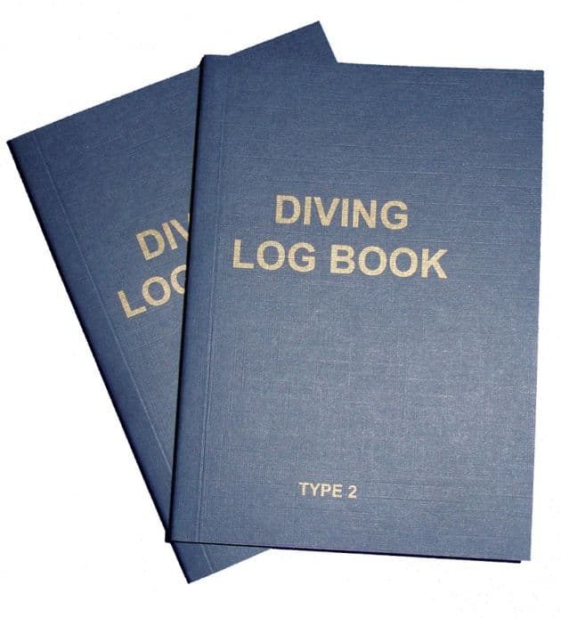 PDC 10 BOOK LOGBOOK DIVING  TYPE 2