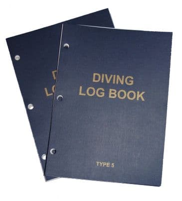 PDC 10 BOOK LOGBOOK DIVING TYPE 5 INSERTS
