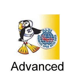 PDC COURSE ADVANCED OPEN WATER DIVER