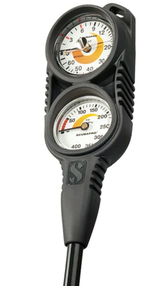 Spg Instrument SCUBAPRO INSTRUMENT SPG COMPACT TWIN - Pressure Gauge / Depth Guage