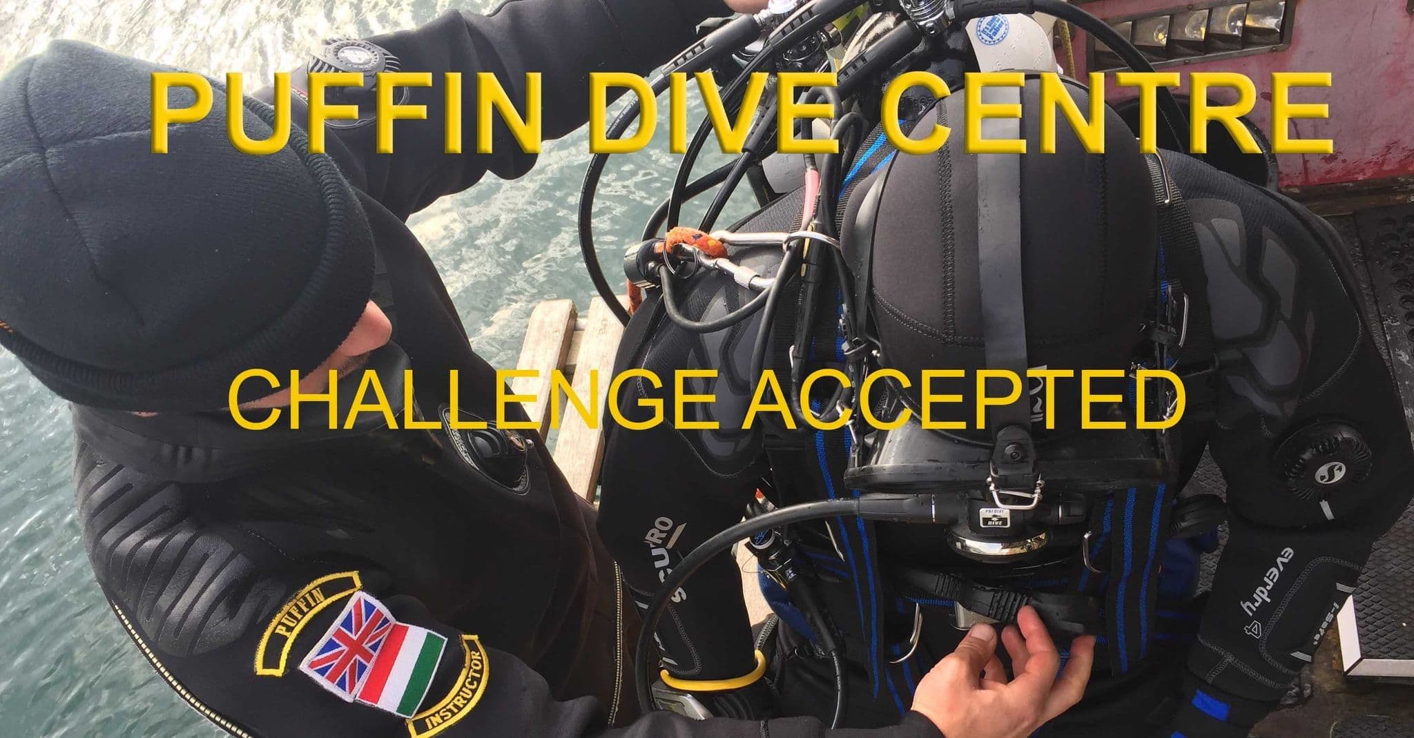 Commercial diving at Puffin Dive centre - Challenge accepted!
