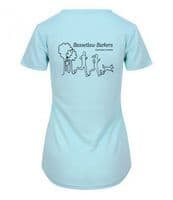 Bassetlaw Barkers  mint unisex or women's technical T-shirt