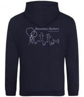 Bassetlaw Barkers unisex Zip Hoodie