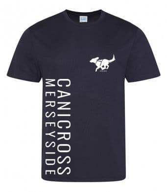 Canicross Merseyside technical t-shirt