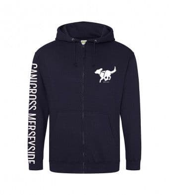 Canicross Merseyside Zip Hoodie