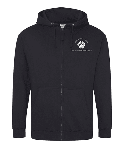Delamere Canicross Unisex Zip Hoodie