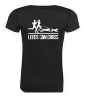 Leeds Canicross black tech t-shirt