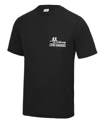 Leeds Canicross black tech t-shirt