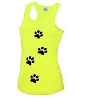 Womens Paw Print Technical Vest