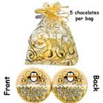 Personalised Xmas Gift  Chocolates Xmas Penguin