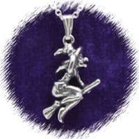 Witch Holding Hat