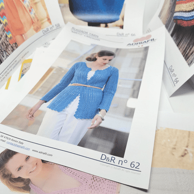 10 x Adriafil Clearance Crochet Patterns - 50p
