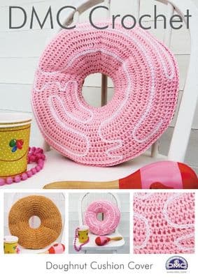 15210 DMC Doughnut Cushion Cover Petra Crochet Pattern Â£1