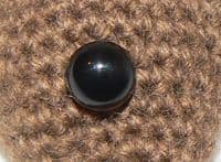 15mm Black BALL Toy Safety Noses x 100