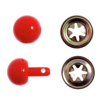 15mm RED Ball Toy Safety Nose x 5