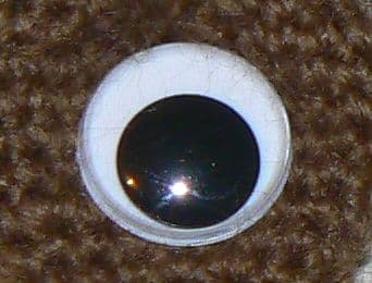 2 x 25mm Googly Moving Pupil Safety Eyes