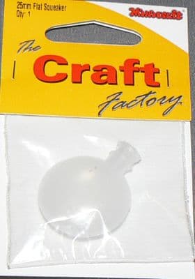 25mm Flat Squeaker Teddy Bear Toy Making