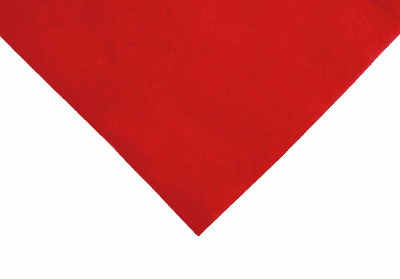 30cm Felt Wool Square 0126 Oriental Red