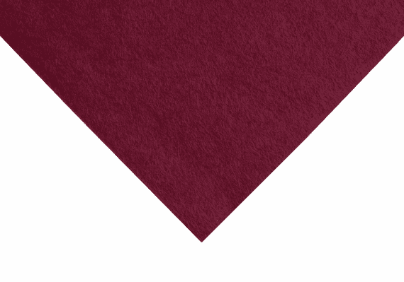 30cm Felt Wool Square 0196 Garnet Red