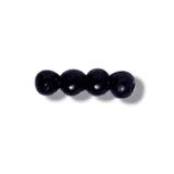3mm Black Pearl Beads 125 pack Toy Eyes