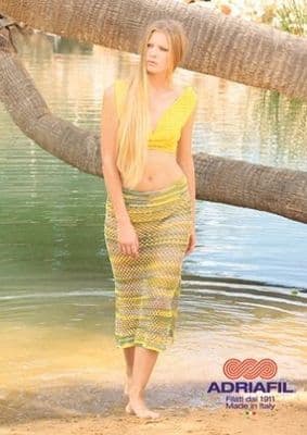 Adriafil Kimera DAHLIA Skirt Crochet Pattern