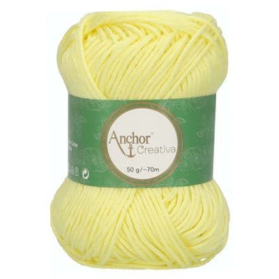Anchor CREATIVA Cotton Yarn 100 Lemon