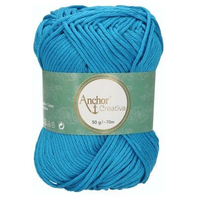 Anchor CREATIVA Cotton Yarn 1334 Kingfisher Blue