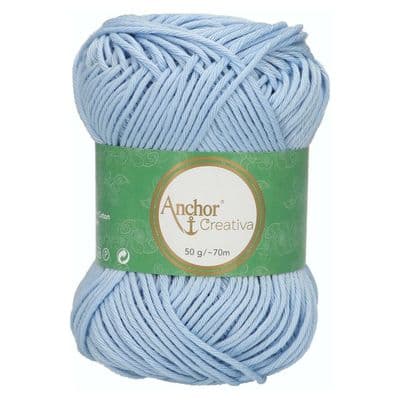 Anchor CREATIVA Cotton Yarn 173 Light Blue