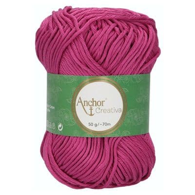 Anchor CREATIVA Cotton Yarn 251 Magenta