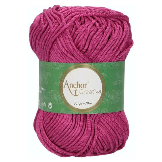 Anchor CREATIVA Cotton Yarn 251 Magenta