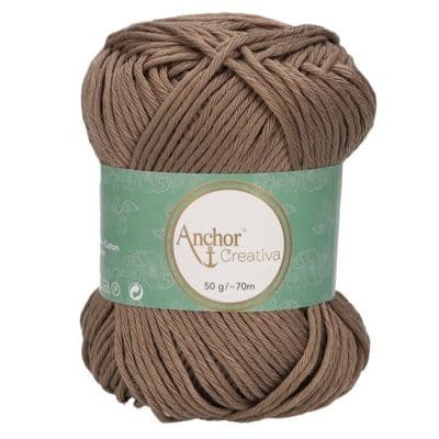 Anchor CREATIVA Cotton Yarn 254 Brown